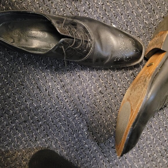 Belvedere Men’s Alligator & Leather Dress Shoes – Size 14 main image 5